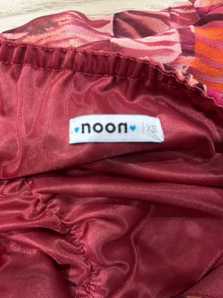 Vestido Noon Halter Estampado Talla XS