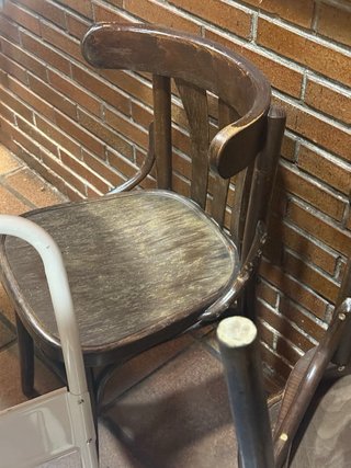Sillas bar madera vintage
