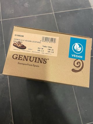 Sandalias Genius leopardo Talla 36