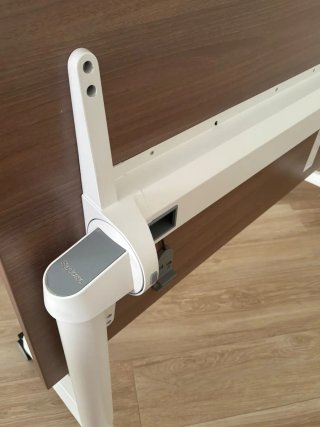 Mesa abatible oficina/estudio madera y metal