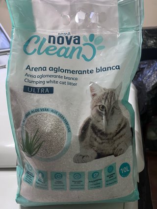 6 bolsas Arena aglomerante Nova Clean Aloe Vera10L