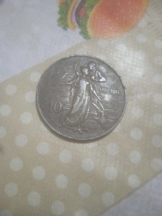 Moneda 10 Centésimos Italia 1861-1911