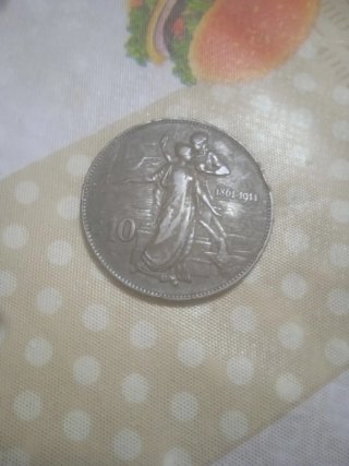 Moneda 10 Centésimos Italia 1861-1911