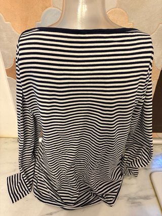 Camiseta Rayas Azul y Blanca