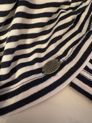 Camiseta Rayas Azul y Blanca