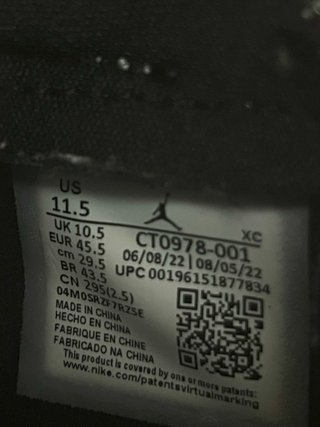 Nike Air Jordan 1 Zoom CMFT Grigio Nero