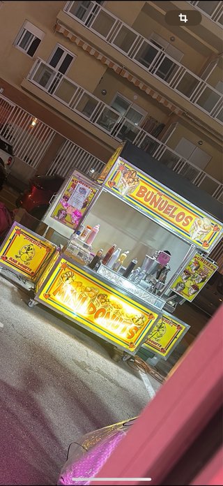 Máquina de buñuelos, crepes y gofres