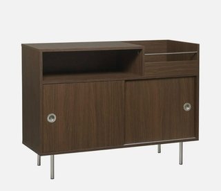 Mueble Vinilo Vintage Madera y Acero