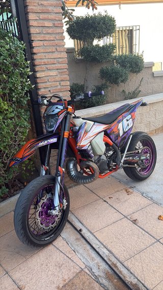 KTM 300 EXC TPI Naranja/Morado
