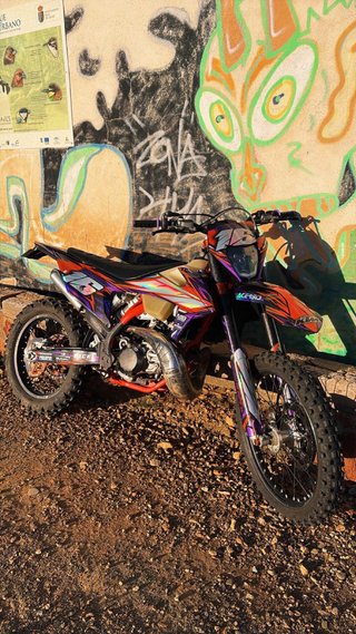 KTM 300 EXC TPI Naranja/Morado