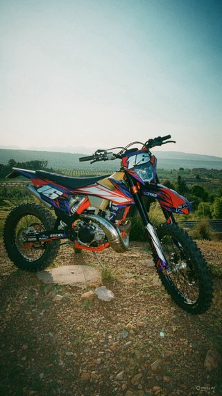 KTM 300 EXC TPI Naranja/Morado