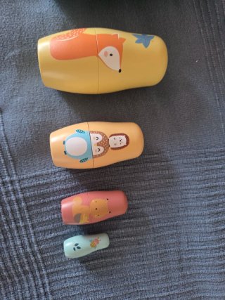 Caja de muñecas rusas de animales