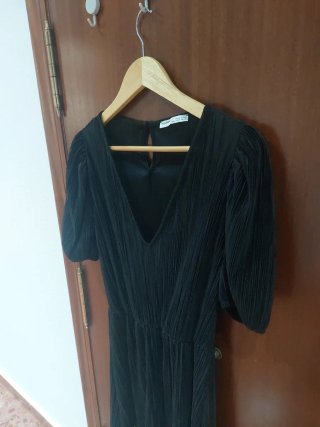 Mono plisado negro