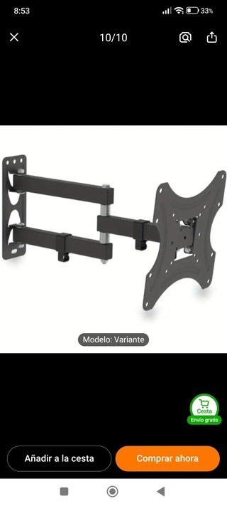 Soporte TV Bonnlo articulado pared