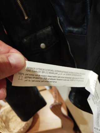Cazadora Piel Zara Hombre Negra