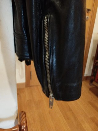 Cazadora Piel Zara Hombre Negra