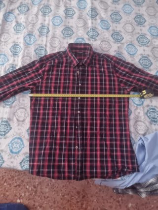 Camisa de cuadros hombre