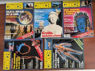 Lote 5 Revistas CONOCER