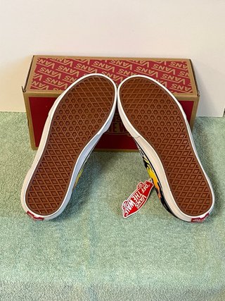 Scarpe Vans Old Skool con fiamme