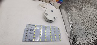 Lote 5 kits LED 24W 8 brazos plafón