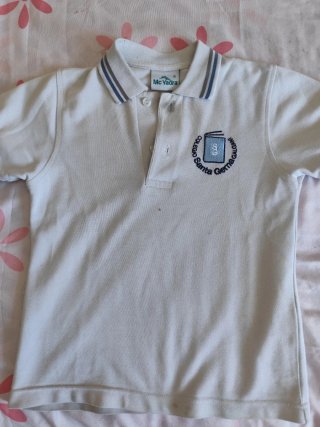 Polo Blanco Talla 5 Santa Gema Galgani