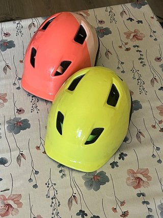 Lote 2 Cascos Bici Infantiles Btwin 2 XS