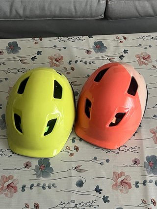 Lote 2 Cascos Bici Infantiles Btwin 2 XS