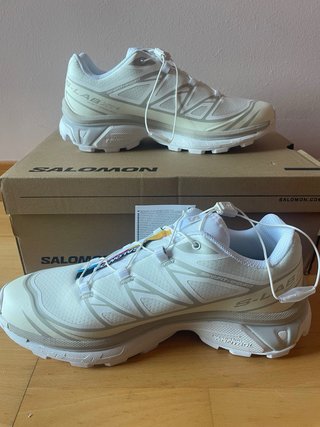 Salomon XT-6 Talla 42 Hombre Blancas Nuevas