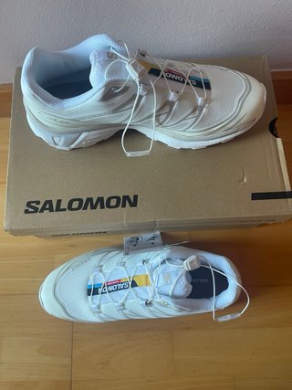 Salomon XT-6 Talla 42 Hombre Blancas Nuevas