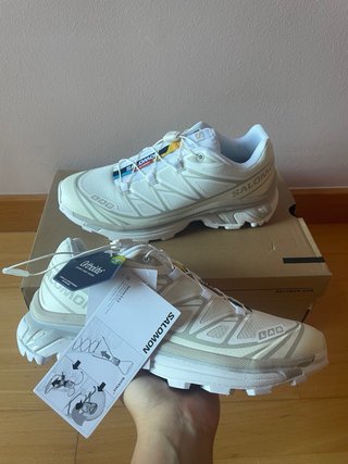 Salomon XT-6 Talla 42 Hombre Blancas Nuevas