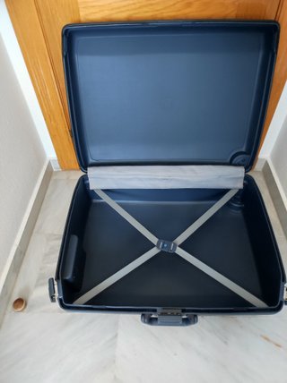 Maleta Samsonite mediana azul. Como nueva