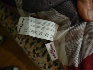 Cojín para sofá de palets a cuadros