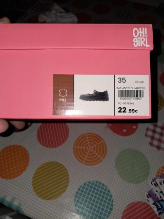 Zapatos niña colegio OH! GIRL talla 35