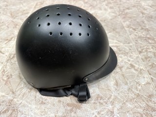 Casco de equitación negro Talla S