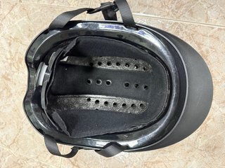 Casco de equitación negro Talla S