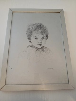 Quadro Sebastianelli - Ritratto Bambino