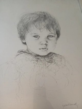 Quadro Sebastianelli - Ritratto Bambino