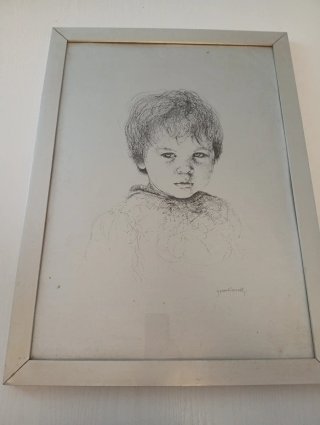 Quadro Sebastianelli - Ritratto Bambino