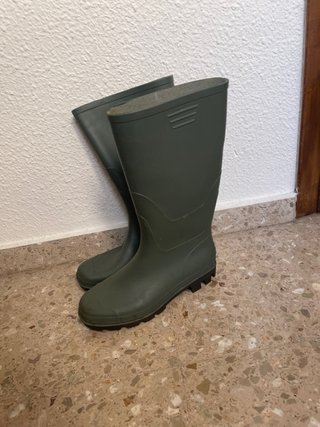 Botas de agua verdes para adulto