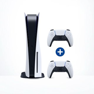Consola PS5 versión con lector CD con 2 mandos