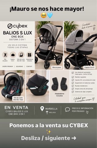 Cybex Balios S Lux 3 en 1 Completo