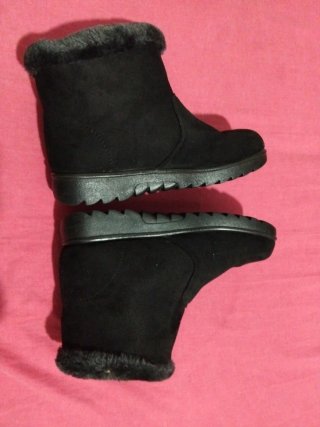Botines terciopelo negros talla 36