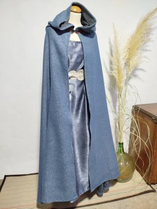 Capa Cosplay/Medieval Azul