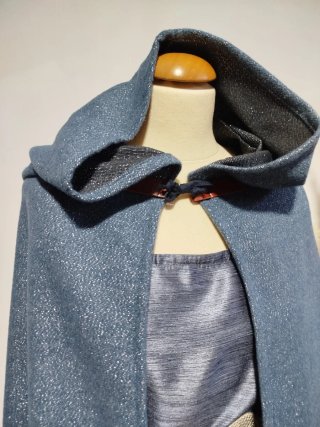 Capa Cosplay/Medieval Azul