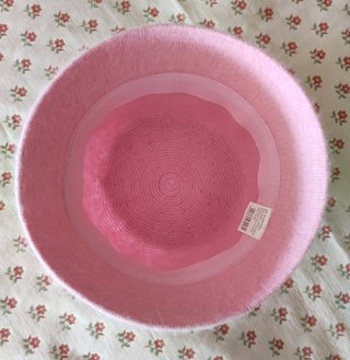 Gorro lana rosa 57 cm
