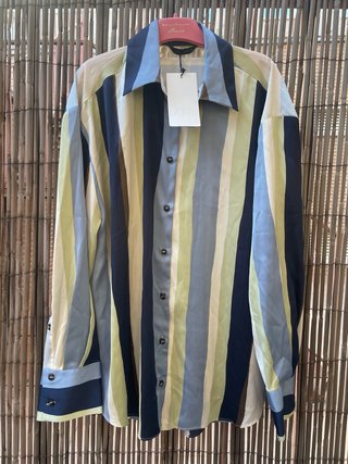 Camisa Zara Rayas Talla S