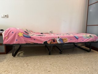 Cama 80x200 con colchón y almohada