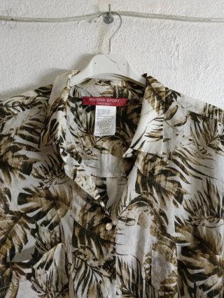Marina Rinaldi Camicia Donna Fantasia Foglie
