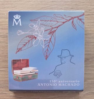 Moneda Plata 10€ Antonio Machado 150 Aniversario