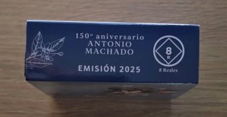 Moneda Plata 10€ Antonio Machado 150 Aniversario